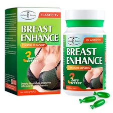 AICHUN BEAUTY Breast Enhance Essential Oil Capsules 3days Breasts 400mgx90pcs
