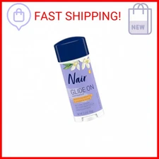 Nair Glide On Hair Removal Cream, Arm, Leg, and Bikini Hair Remover, Depilatory 