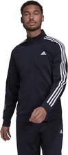 Adidas Essentials Warm-Up 3-Stripes Track Top Jacket H46100 Men's Size Small