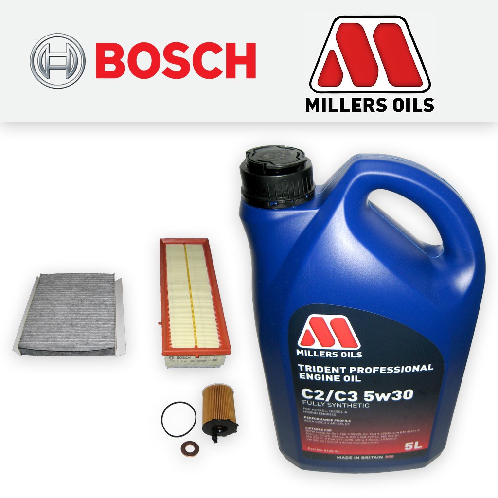 SERVICE KIT for CITROEN XSARA PICASSO 1.6 HDI OIL AIR CABIN FILTERS +OIL (04-09)