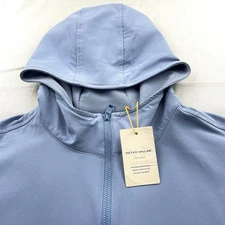 Peter Millar Crown Sport Performance Full Zip Hoodie Vest Infinity Large $225