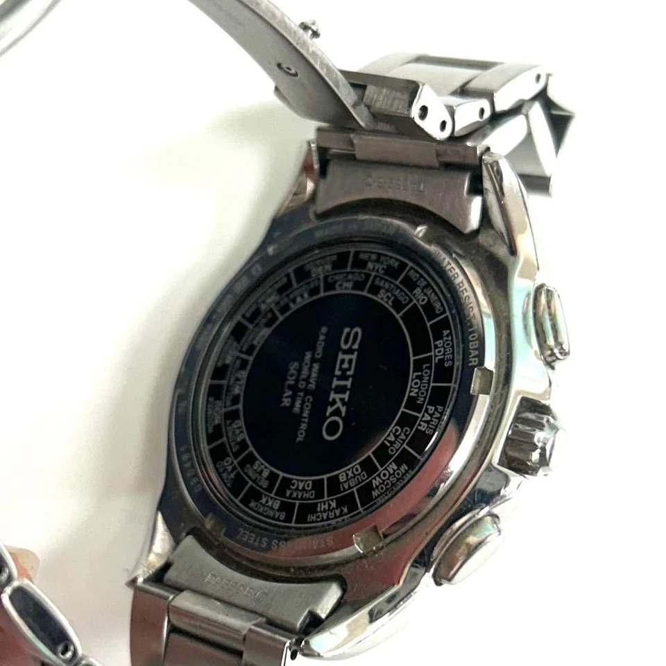 Seiko Brightz Funk Solaruhr Funkuhr solarbetrieben Uhr - Bild 4 von 4