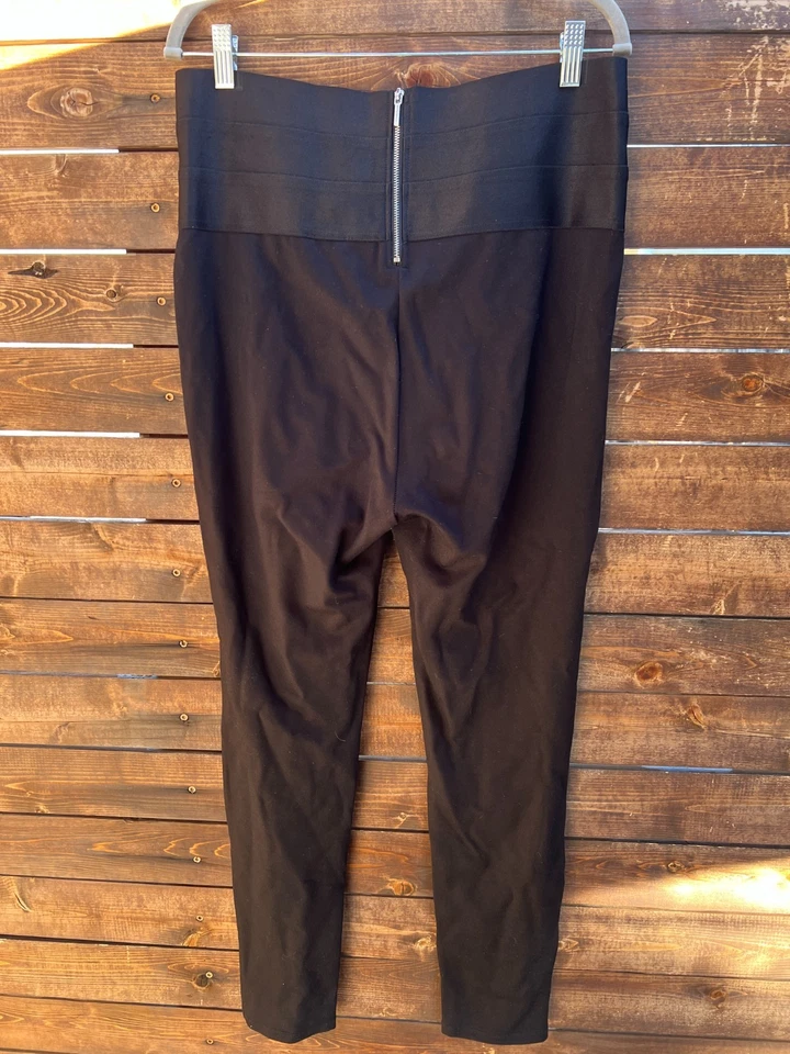 Bebe -- Leggings de esmoquin de cintura alta para mujer -- XL Foto 2 de 4