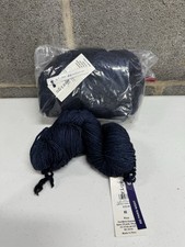 Malabrigo  Rios  Pure Merino Superwash Yarn Shade 052 Midnight 3 Skein Lot