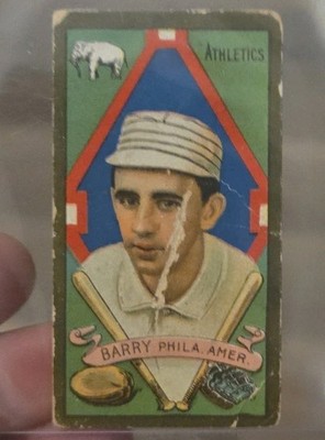 1911 T205 - Jack Barry Factory 25 Back Called John on Card