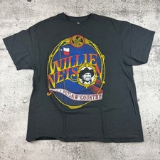 Willie Nelson Western Outlaw Country Music Shirt XL Zion
