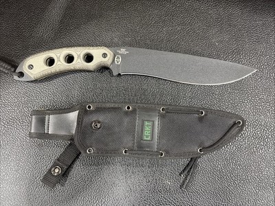 CRKT 3515 KHC KAREN HOOD CHOPPER w/ Sheath Fixed Blade 9  Blade