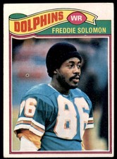 1977 Topps Freddie Solomon Miami Dolphins #54 EX-EXMT