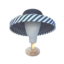 Lily Taylor Church Hat Women OS Black White EUC Vintage Striped Rhinestone EUC