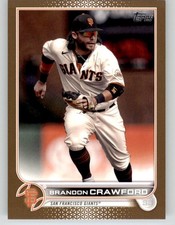 2022 Topps Gold Brandon Crawford #117 /2022 SF