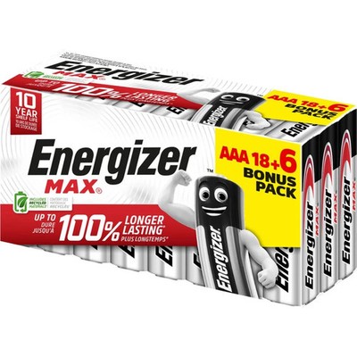 Energizer Max Micro 18+6 Stück Batterien AAA