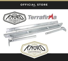 LAND ROVER DEFENDER 110 GALVANISED ROCK SLIDERS WITH TREE BARS