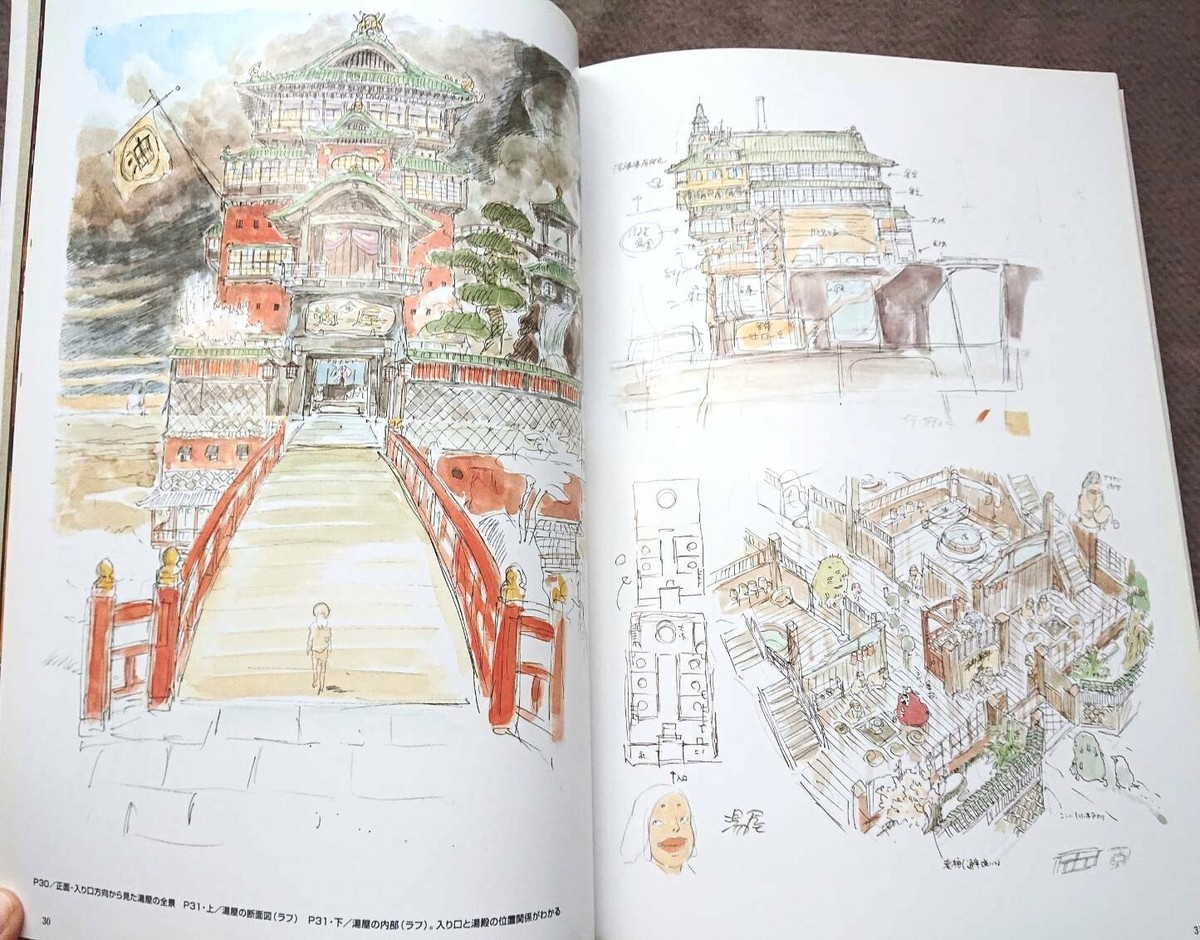 The Art Of Spirited Away Studio Ghibli The Art Of Spirited Away Art Book Hayao Miyazaki Anime Japan Used | eBay