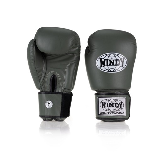 Windy Classic Leather Boxing Gloves MuayThai Sparring Gloves 10oz 12oz 14oz 16oz - Picture 6 of 25