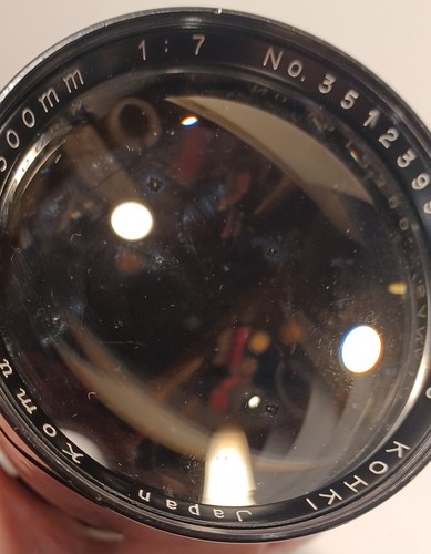 Sankyo Kohki Komura 500mm f/7 Telephoto Lens ~ Japan **AS IS, READ DESCRIPTION** - Picture 10 of 24