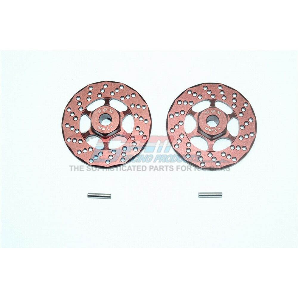 TRAXXAS 4-TEC 2.0-ALUMINUM +1MM HEX WITH BRAKE DISK - 1 PAIR