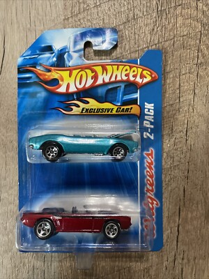 2-PACK 1967 1969 Camaro Blue And Red Hot Wheels 1/64 Die Cast Walgreens s
