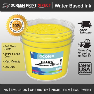 1 Pt. Premium Plastisol Ink for Screen Printing 16oz Ecotex MARIGOLD NP