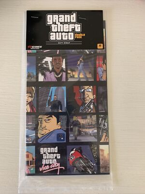 【激レア】グランドセフトオートIII バイスシティ　ダブルパック　販促ポスター 激レア】グランドセフトオートIII バイスシティ ダブルパック