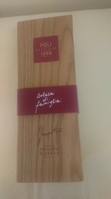 Grappa Jacopo Poli Barique 1898 Jg. 2017 Umverpackung leer Geschenkbox Deko