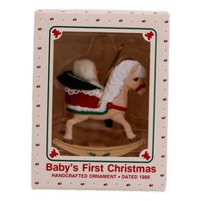 Handcrafted Ornament: Baby First Christmas