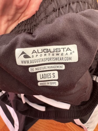 Pantalones cortos de práctica Boston College Eagles Augusta ropa deportiva viento para mujer negros S - Imagen 3 de 3