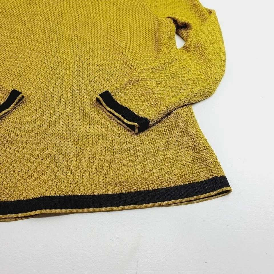 Jones New York Open Front Cardigan Women Size Large Chartruese And Black Chain - Image 4 of 4