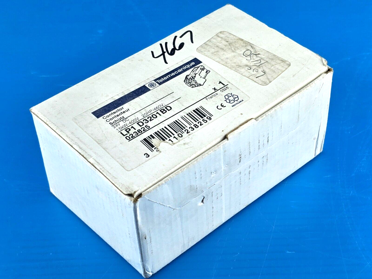 Contacteur Schneider Electric LP1-D3201BD - 24VDC, 32A, 20HP - Neuf, Parfait Pour Installations Industrielles