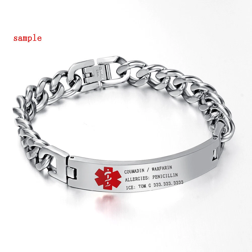 Mens sos deals bracelet