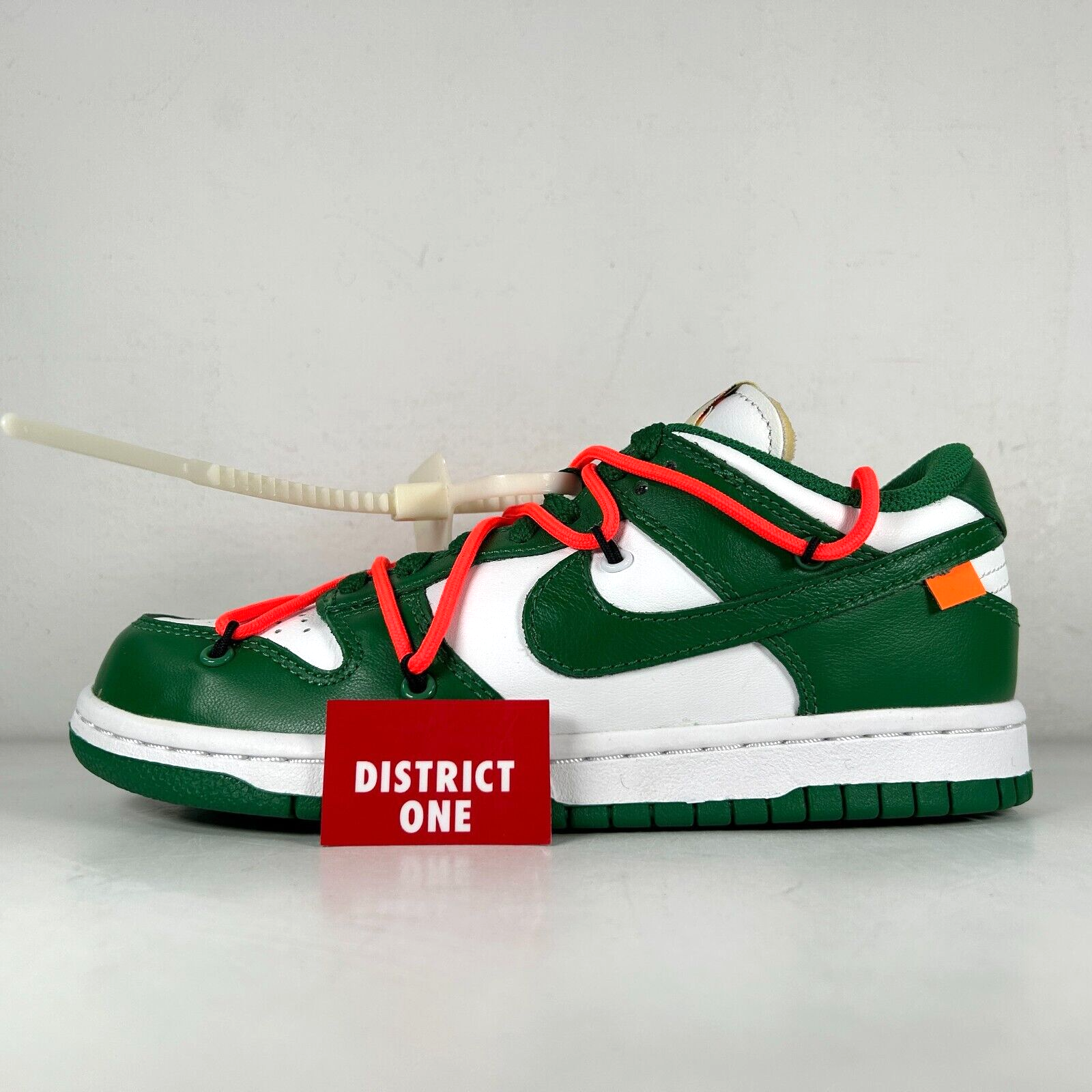 OFF WHITE X NIKE Off White x Nike Dunk Low verde pino taglia 4 CT0856 100