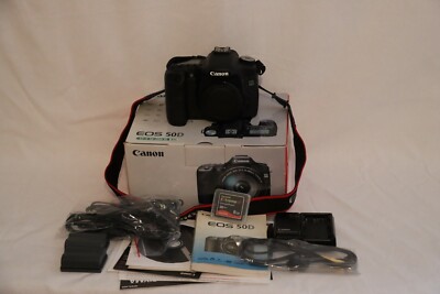 Canon EOS 50D 15.1MP Digitalkamera Gehäuse  Body - Schwarz OVP
