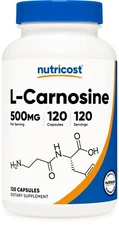 Nutricost L-Carnosine Capsules 500mg Per Serving (120 Vegetarian Capsules)
