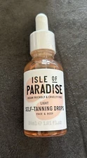 Isle of Paradise Light Face & Body Self-Tanning Drops Sealed