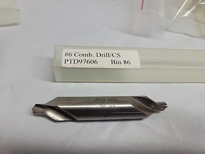 PTD 97606 Precision Twist #6 Combination Drill & Countersink Double Ended HSS