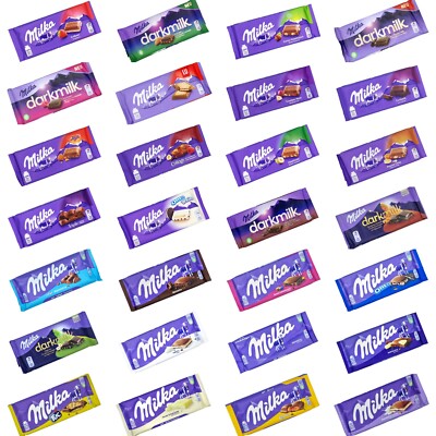 4x/8x MILKA genuine chocolate from Germany   many flavors  MIX & MATCH  TRACKED