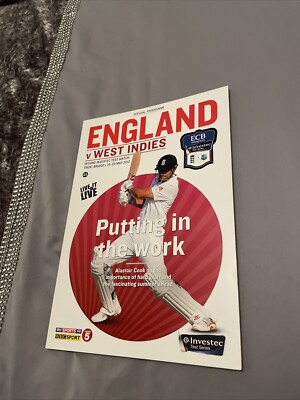 2012 ENGLAND V WEST INDIES 2ND TEST TRENT BRIDGE CRICKET