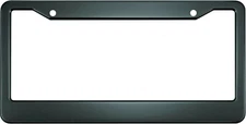 Anodized Aluminum CAR License Plate Frame - GREY - GUNMETAL