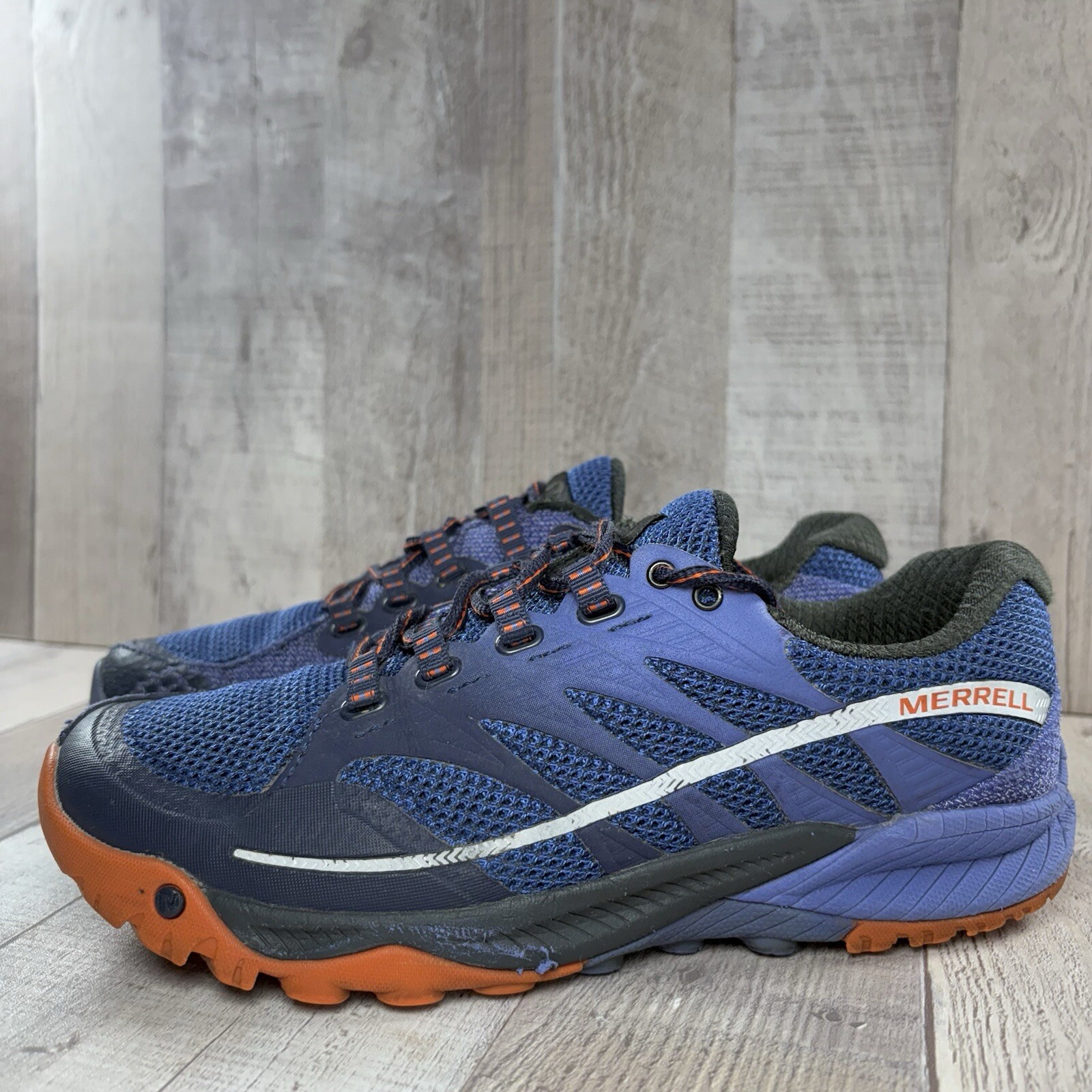 Scarpe da trail running Merrell All Out Charge da donna taglia 7 sneakers sportive blu