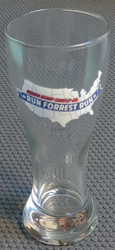 Bubba Gump Shrimp Co. - "Run Forest Run" - Denver - Pilsner Beer Glass