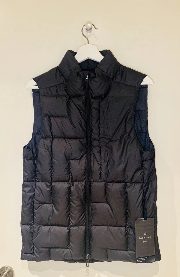 Lululemon Pack It Down Vest BLK Size S - Image 2 of 4