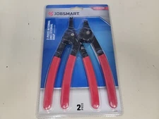 NEW SEALED JOBSMART # 2297248 2 PIECE INTERNAL/EXTERNAL SNAP RING PLIERS T3