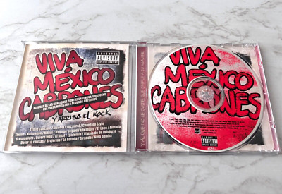 Viva México Cabrones Y Arriba El Rock CD ORIGINAL 2002 EMI La Lupita, El Tri OOP