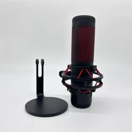 HyperX HX-MICQC-BK QuadCast – Komplettes eigenständiges Mikrofon für Streamer, C
