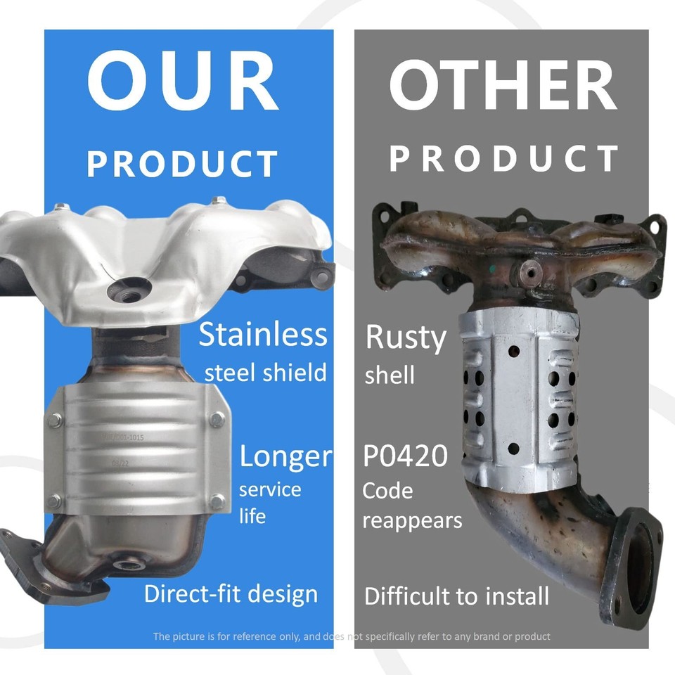 JT Exhaust Catalytic Converter Compatible with Chevrolet Malibu 2008