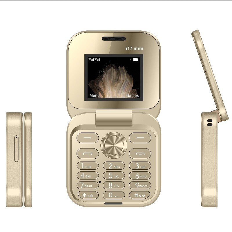 MTK-i17pro Flip Phone Dual Card Non-smart #mini Small Mobile Phone