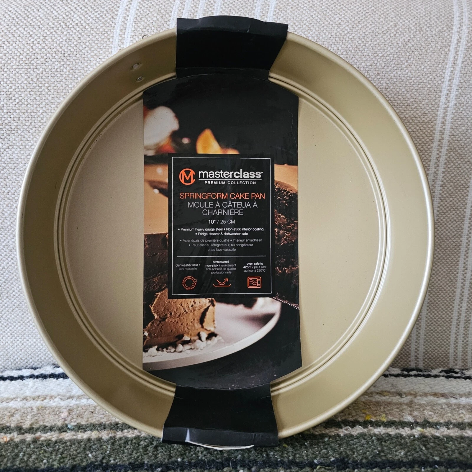 Masterclass Springform Non Stick Cake Pan - 10 inch (25cm) Cake Tin