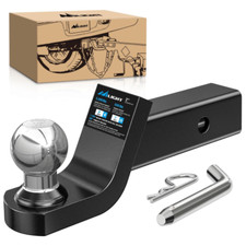 Nilight Fusion Trailer Hitch Mount With 1-78 Inch Trailer Ball 2 Inch Drop