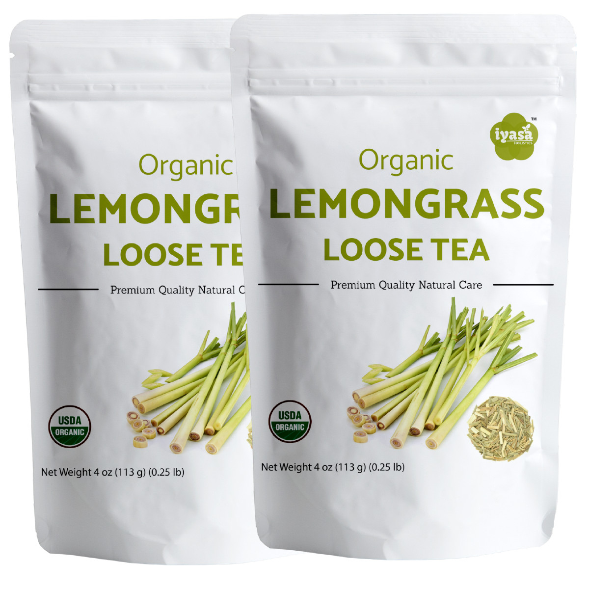 Leave Cuts Lemon Grass  Green Herbal 4,8,16 Oz Fsh