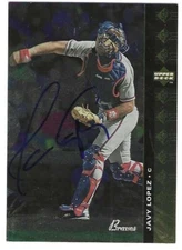 Autographed JAVIER LOPEZ Atlanta Braves 1994 Uppper Deck SP Card #53 w/ COA