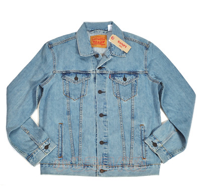 Levi's Men's Denim Trucker Jacket 100% Cotton Denim Light Wash 723340131